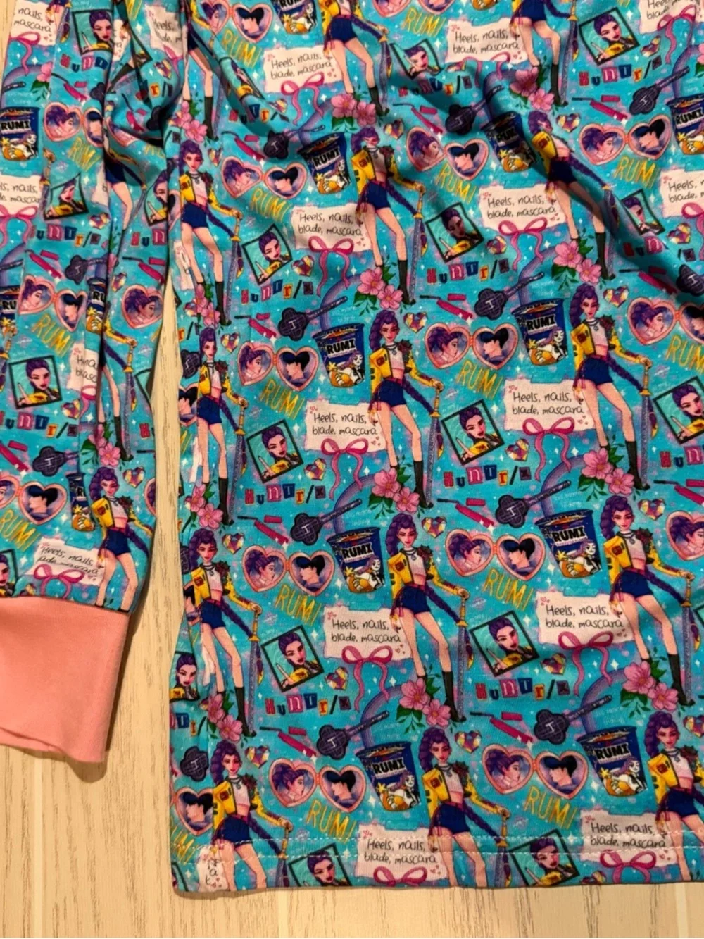 Boutique Bamboo Pajama Set Girls 10Y Kpop Demon Hunters 2Pc Soft Stretch